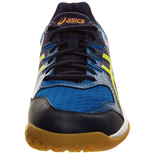 Asics Gel-Rocket 9, Indoor Court Shoe Hombre, Electric Blue/Sour Yuzu, 44 EU