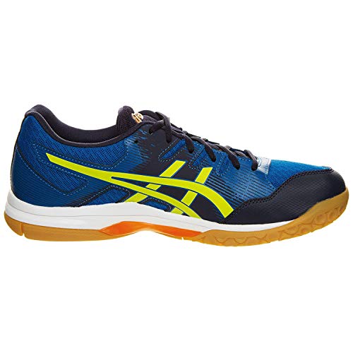 Asics Gel-Rocket 9, Indoor Court Shoe Hombre, Electric Blue/Sour Yuzu, 44 EU
