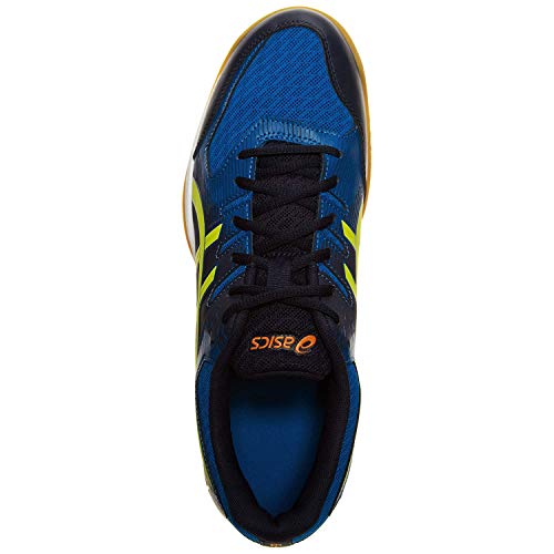 Asics Gel-Rocket 9, Indoor Court Shoe Hombre, Electric Blue/Sour Yuzu, 44 EU