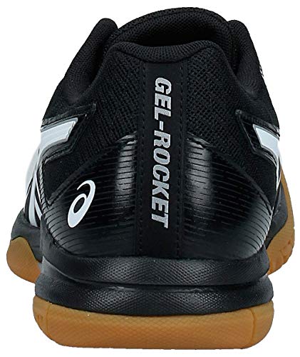 Asics Gel-Rocket 9, Zapatilla para Deportes Hombre, Noir Blanc, 42.5 EU