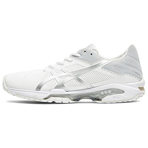 Asics Gel-Solution Speed 3, Zapatillas de Tenis Mujer, Blanco (White/Silver 0193), 36 EU