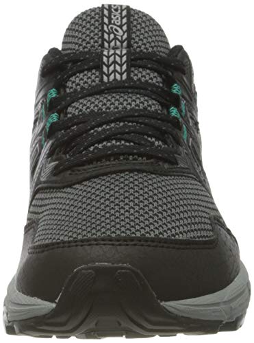 Asics Gel-Venture 8, Trail Running Shoe Mujer, Black/Sheet Rock, 38 EU