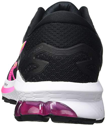 Asics GT-1000 10, Road Running Shoe Mujer, Black/Hot Pink, 39 EU
