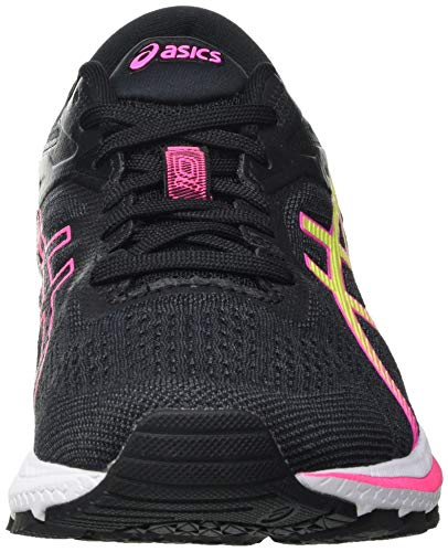 Asics GT-1000 10, Road Running Shoe Mujer, Black/Hot Pink, 39 EU