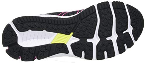Asics GT-1000 10, Road Running Shoe Mujer, Black/Hot Pink, 39 EU