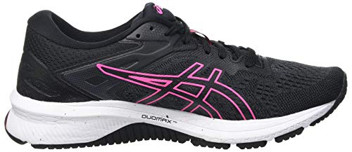 Asics GT-1000 10, Road Running Shoe Mujer, Black/Hot Pink, 39 EU