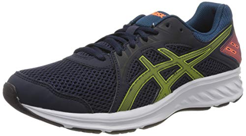 ASICS JOLT 2, Zapatillas de Correr Hombre, Bleu Nuit Jaune, 44.5 EU
