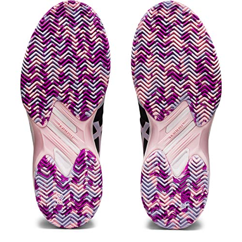 Asics Padel Lima FF, Indoor Court Shoe Mujer, Black/Lilac Opal, 40.5 EU