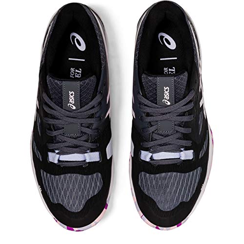 Asics Padel Lima FF, Indoor Court Shoe Mujer, Black/Lilac Opal, 40.5 EU
