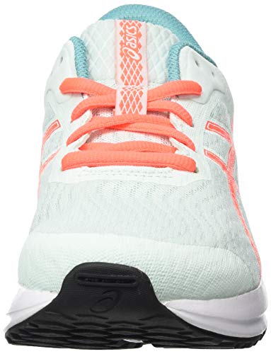 Asics Patriot 12 GS, Zapatos para Correr Unisex Adulto, Bio Mint/Sunrise Red, 36 EU