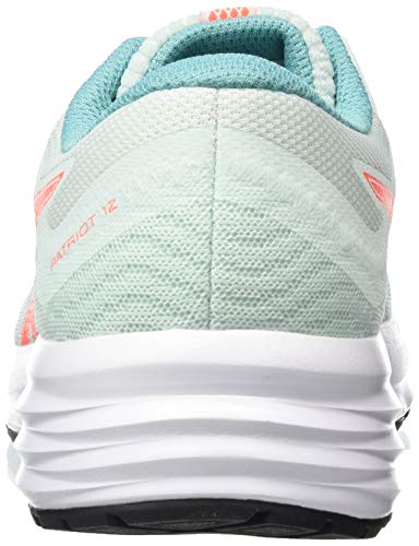 Asics Patriot 12 GS, Zapatos para Correr Unisex Adulto, Bio Mint/Sunrise Red, 36 EU