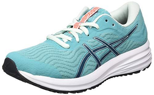 ASICS Patriot 12, Zapatillas para Correr Mujer, Techno Cyan Magnetic Blue, 39 EU