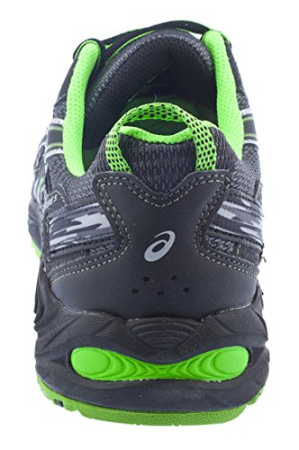 ASICS Zapatillas de correr GEL Venture 5 para hombre, gris (Castle Rock/Negro/Verde), 45 EU