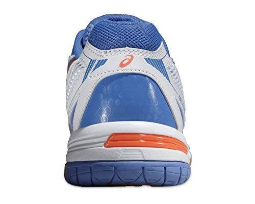 ASICS zapatillas de mujer zapatillas de Gel de la llamarada 5 Women White/Silver/Marina Blanco blanco Talla:42