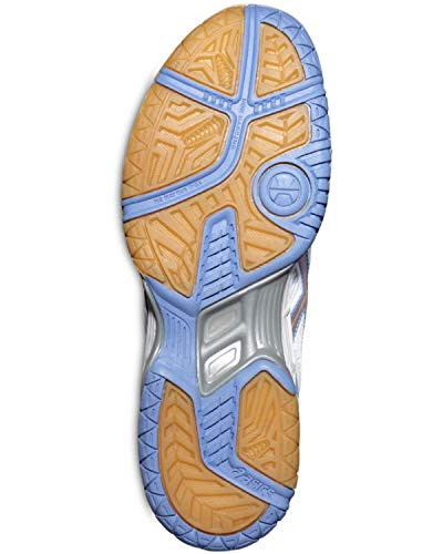 ASICS zapatillas de mujer zapatillas de Gel de la llamarada 5 Women White/Silver/Marina Blanco blanco Talla:42