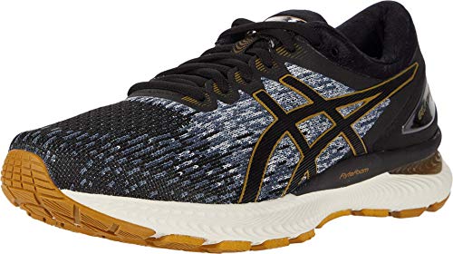 Asics - Zapatillas para correr Gel-Nimbus 22 para hombre, (Negro/Negro Knit), 46 EU
