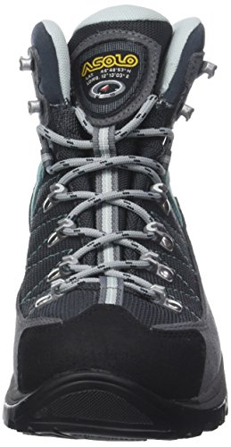 Asolo Finder GV Ml, Zapatos de High Rise Senderismo Mujer, Gris (Grigio/Gunmetal/Bleu Pool A177), 40 2/3 EU