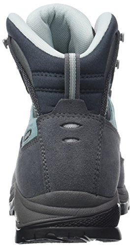 Asolo Finder GV Ml, Zapatos de High Rise Senderismo Mujer, Gris (Grigio/Gunmetal/Bleu Pool A177), 40 2/3 EU