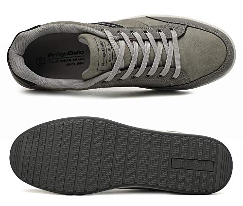 AX BOXING Zapatos Hombre Vestir Casual Zapatillas Deportivas Running Sneakers Corriendo Transpirable Tamaño 40-46 (Gris Z, Numeric_43)