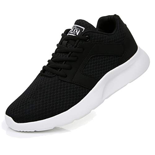 Axcone Zapatillas Hombres Mujer Deporte Running Zapatos para Correr Gimnasio Sneakers Deportivas Padel Transpirables Casual BW 42EU