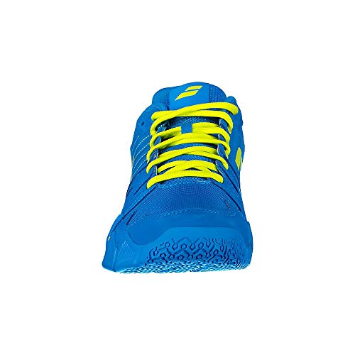 BABOLAT PULSA Men, Zapatillas de Tenis Hombre, Blue Aster/Sulphur Spring, 40.5 EU