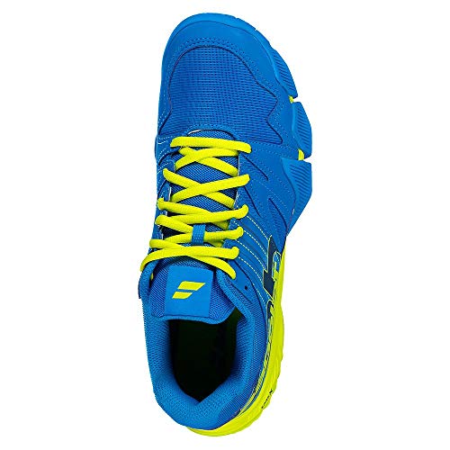 BABOLAT PULSA Men, Zapatillas de Tenis Hombre, Blue Aster/Sulphur Spring, 40.5 EU