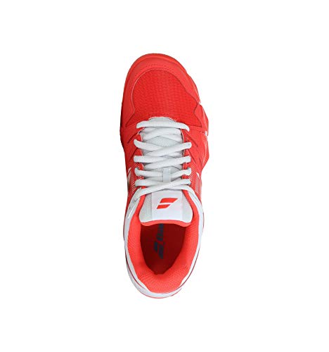 BABOLAT PULSA Women, Zapatillas de Tenis Mujer, Hibiscus/White, 38 EU