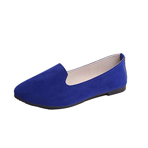 Bailarinas con Lazada Plana para Mujer,TeamWorld 2019 Moda Manoletinas Mujer Zapatos Pumps Cerrados Bailarina clásico Pajarita del talón del Plano