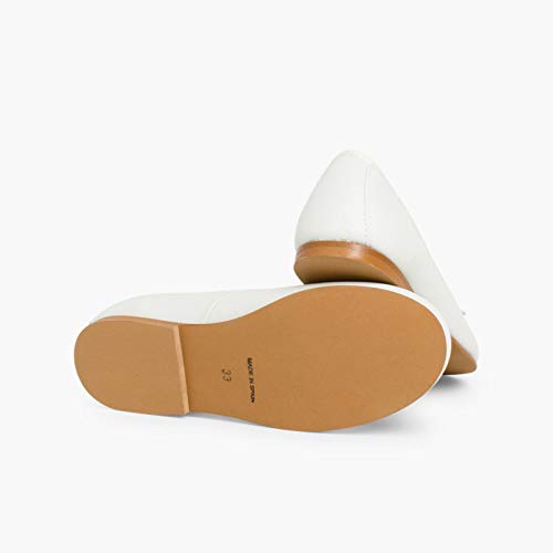 Bailarinas Niña Piel Manoletinas Comuniones Pisamonas