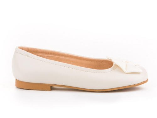 Bailarinas para Niñas Todo Piel Angelitos mod.1509. Calzado Infantil Made in Spain, Garantia de Calidad. (36, Beige)