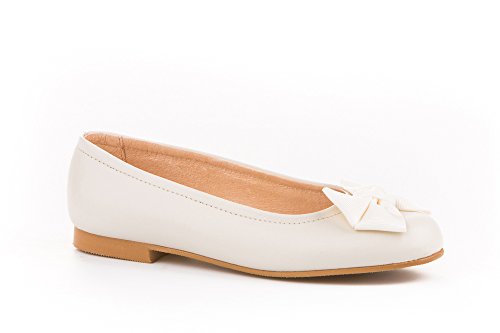 Bailarinas para Niñas Todo Piel Angelitos mod.1509. Calzado Infantil Made in Spain, Garantia de Calidad. (36, Beige)