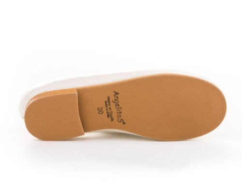 Bailarinas para Niñas Todo Piel Angelitos mod.1509. Calzado Infantil Made in Spain, Garantia de Calidad. (36, Beige)