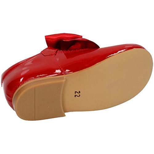 BAMBINELLI 1124526 MERCEDES PIEL CHAROL NIÑA MERCEDITAS ROJO 26