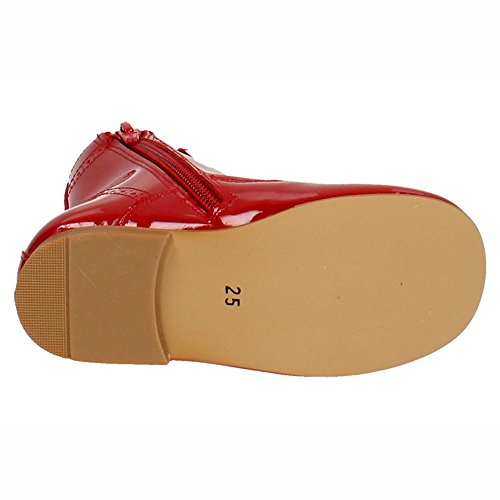 BAMBINELLI 4253 Botas Bambi Charol NIÑA Botas-Botines Rojo 27