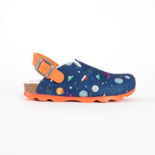 BAYTON Noma Kid - Suela Unisex para bebé, Color Azul Marino, Talla 26 EU