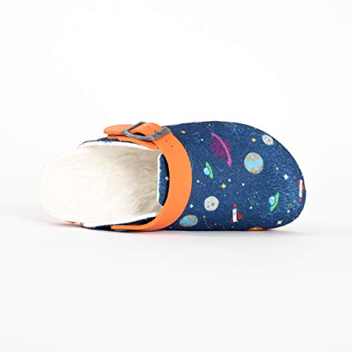 BAYTON Noma Kid - Suela Unisex para bebé, Color Azul Marino, Talla 26 EU