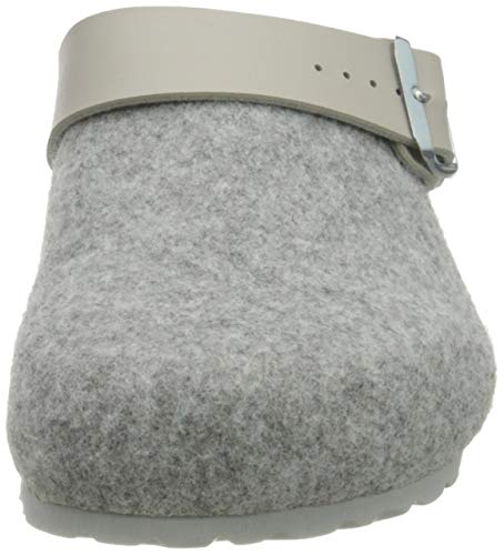 Bayton Noma Leather Sole/Gris Mule - Zapatillas para Mujer, Color, Talla 39 EU