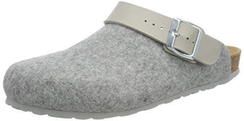 Bayton Noma Leather Sole/Gris Mule - Zapatillas para Mujer, Color, Talla 39 EU