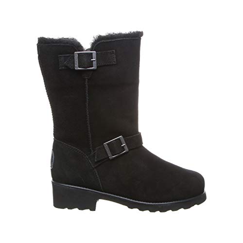 Bearpaw Aria, Botas Estilo Motero Mujer, Negro (Black II 011), 36 EU
