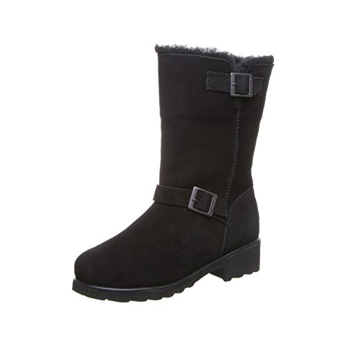 Bearpaw Aria, Botas Estilo Motero Mujer, Negro (Black II 011), 36 EU