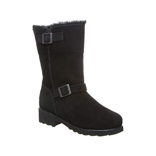 Bearpaw Aria, Botas Estilo Motero Mujer, Negro (Black II 011), 36 EU