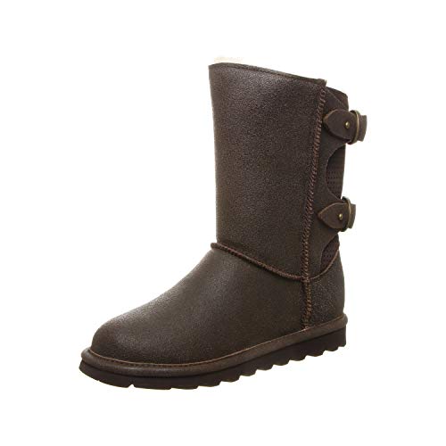 Bearpaw Clara, Botas Slouch Mujer, Marrón (Chestnut Distressed 221), 36 EU