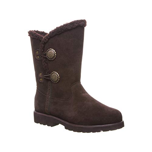 Bearpaw Wildwood, Botas Cortas al Tobillo Mujer, Chocolate, 43 EU
