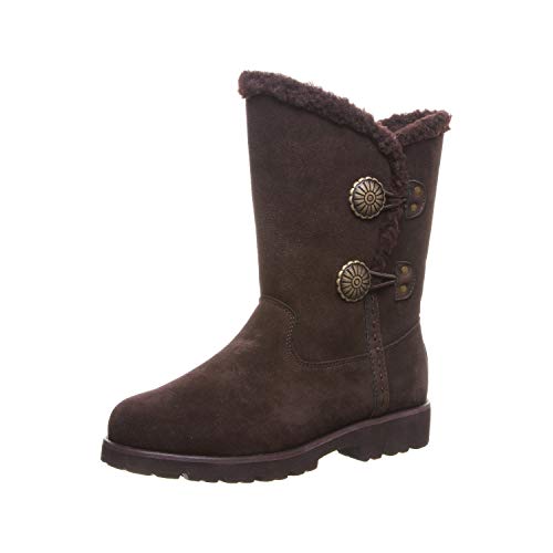 Bearpaw Wildwood, Botas Cortas al Tobillo Mujer, Chocolate, 43 EU