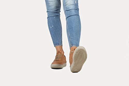 Beflamboyant - Zapatillas de baloncesto resistentes para hombre y mujer, unisex, clásicas, retro, marca española fabricada en Portugal., (caramelo), 43 EU