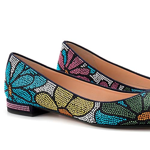 BELLE VIE - Bailarina modelo Via corta de brillantes de colores - Corta camuflaje Abyss - Talla Multicolor Size: 36 EU