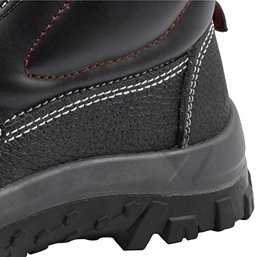 Bellota 7230040S3 Botas de trabajo de piel para hombre o mujer, Negro, 40