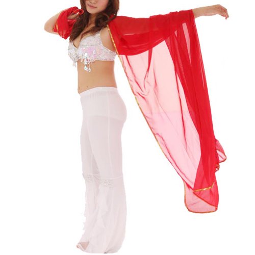 Belly Lady Stunning a mano gasa de danza del vientre-velo, para la práctica