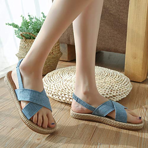 Berimaterry Zapatos Mujer sandalias de moda para Mujer 11 Reino Unido Azul
