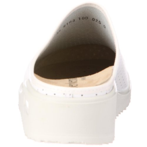 Berkemann Tec-Pro Thordu 9103 - Zuecos unisex, Blanco, 43 1/3